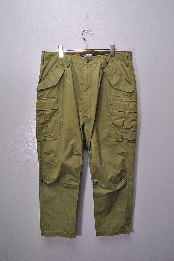 JUNYA WATANABE MAN 綿ナイロンツイル 塩縮撥水加工 パンツ