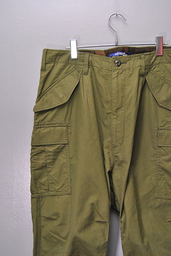 JUNYA WATANABE MAN 綿ナイロンツイル 塩縮撥水加工 パンツ