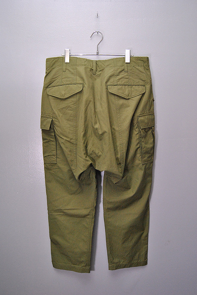JUNYA WATANABE MAN 綿ナイロンツイル 塩縮撥水加工 パンツ