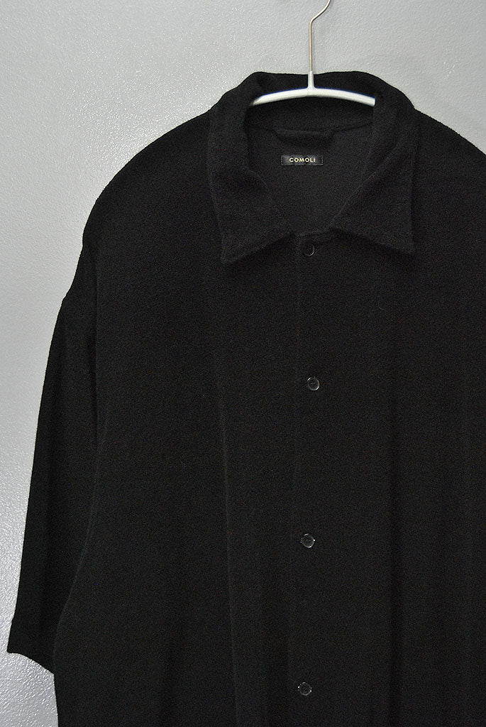 COMOLI C/CA パイル 半袖シャツ
