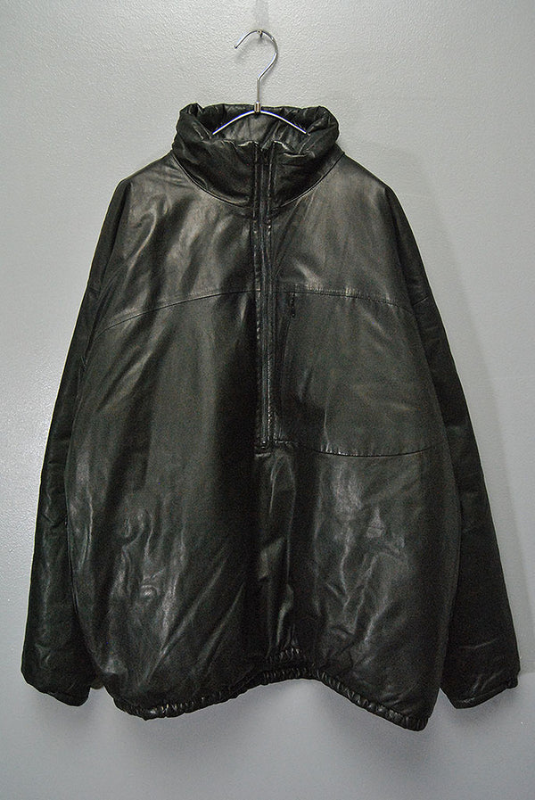 COMOLI シープスキンハーフジップ パフジャケット