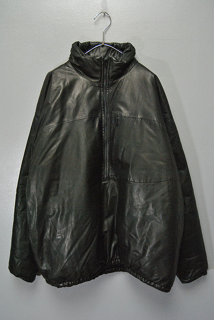 COMOLI シープスキンハーフジップ パフジャケット