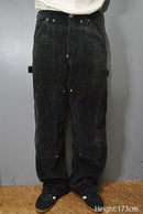 SUGARHILL COURDUROY PAINTER TROUSERS - BLACK