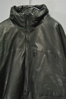 COMOLI シープスキンハーフジップ パフジャケット