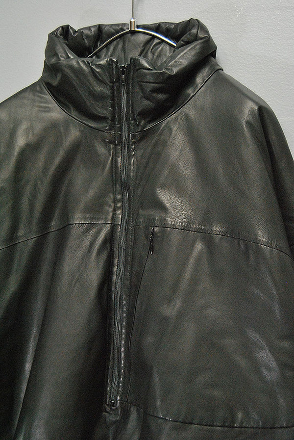 COMOLI シープスキンハーフジップ パフジャケット COMOLI シープスキンハーフジップ パフジャケット