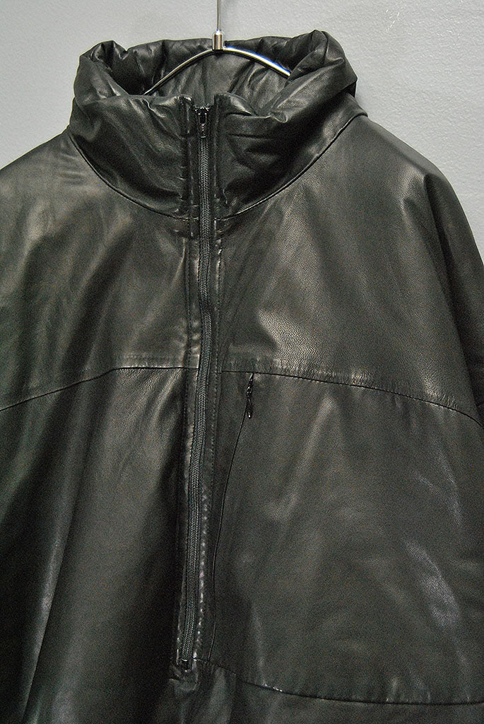 COMOLI シープスキンハーフジップ パフジャケット