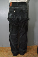 SUGARHILL COURDUROY PAINTER TROUSERS - BLACK