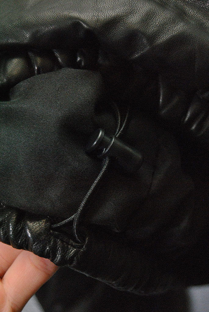 COMOLI シープスキンハーフジップ パフジャケット