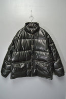A.PRESSE Leather Down Jacket