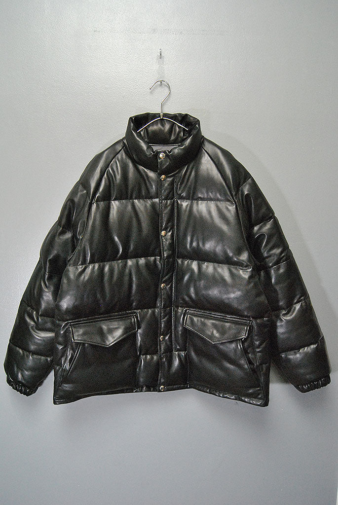 A.PRESSE Leather Down Jacket