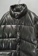 A.PRESSE Leather Down Jacket