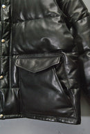 A.PRESSE Leather Down Jacket