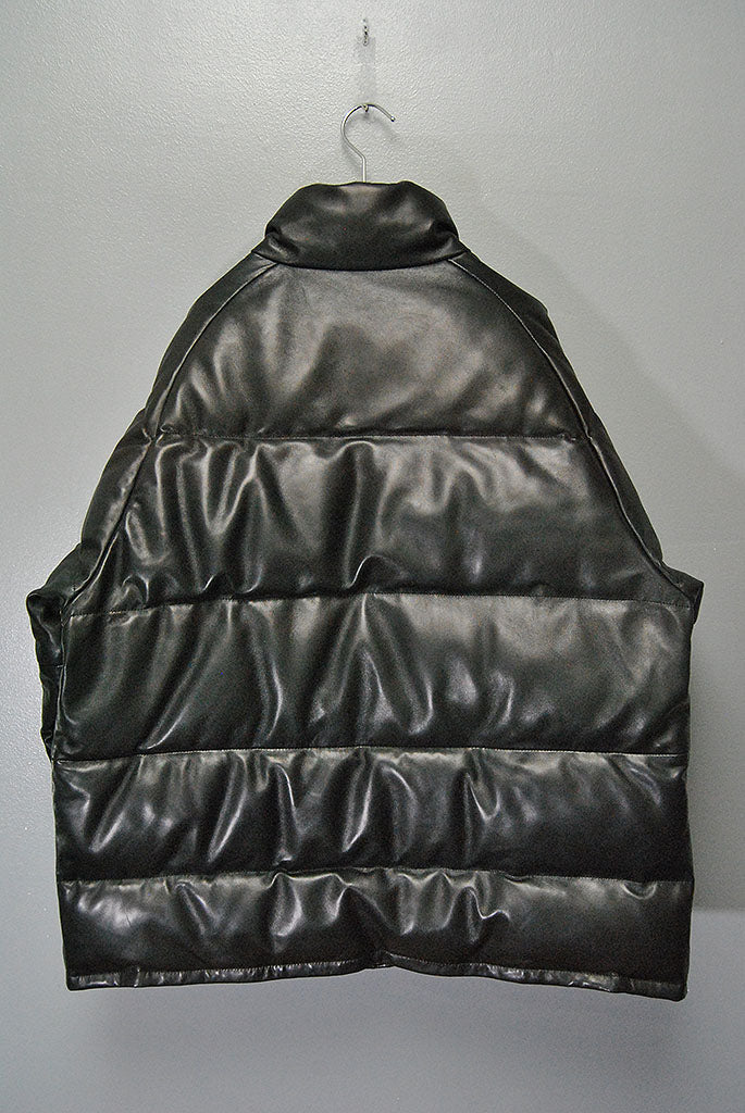 A.PRESSE Leather Down Jacket