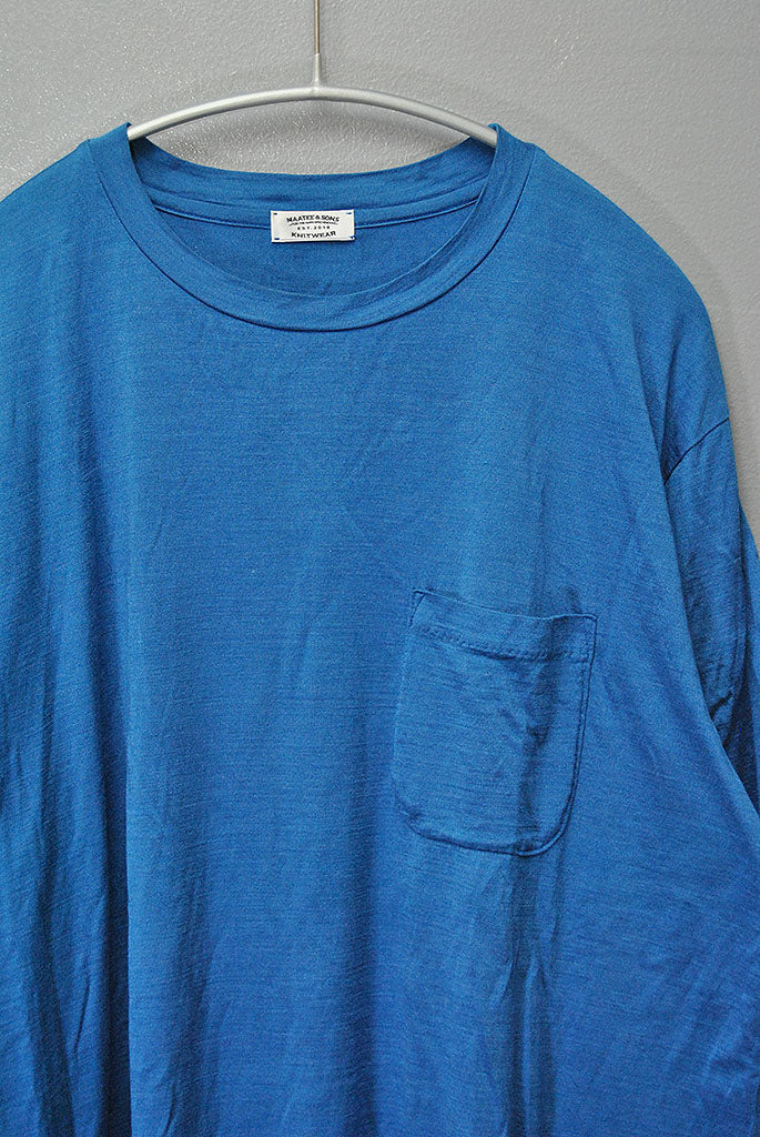 MAATEE&SONS Silk pocket tee
