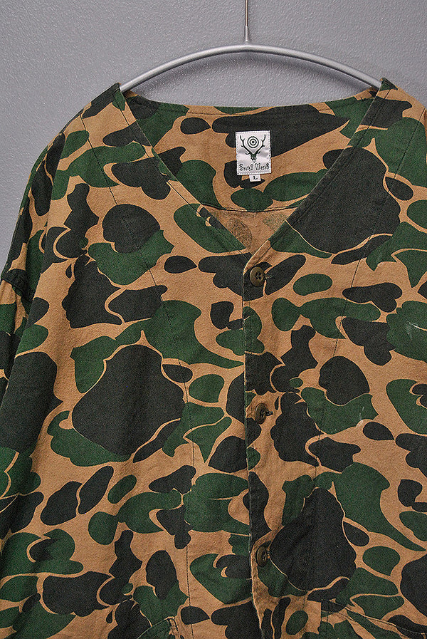 South2 West8 V Neck Camo Shirt