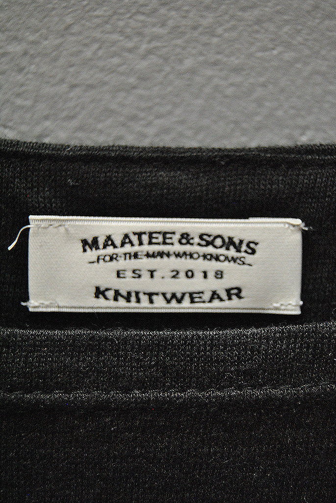 MAATEE&SONS LINEN S/SLEEVE BOAT TEE