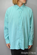 A.PRESSE Double Weave Twill Regular Collar Shirt