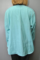 A.PRESSE Double Weave Twill Regular Collar Shirt