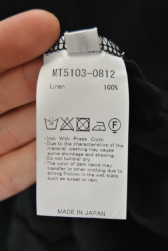 MAATEE&SONS LINEN S/SLEEVE BOAT TEE