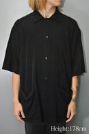 COMOLI C/CA パイル 半袖シャツ