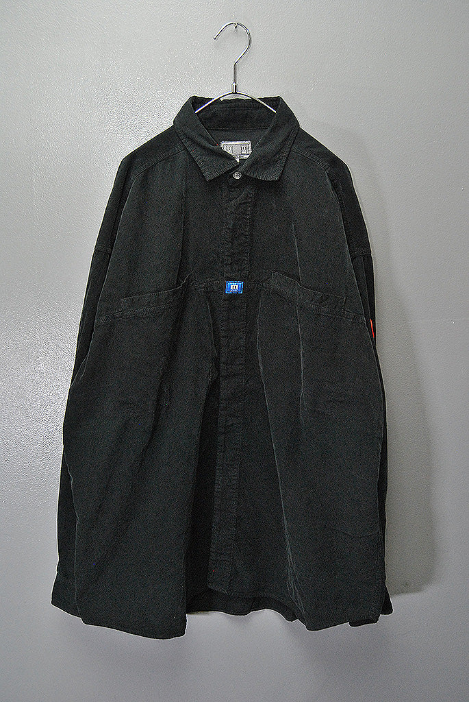 C.E OVERDYE CORD DESIGN BIG SHIRT