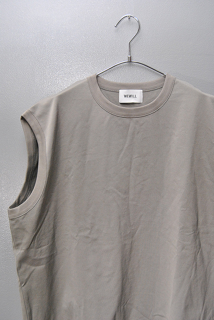 WEWILL No Sleeve Baggy T-Shirt