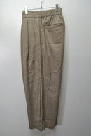 my beautiful landlet STRETCH GABARRE THREE LINE WIDE PANTS