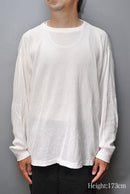 COMOLI ワッフル 長袖クルー