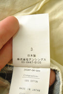 A.PRESSE  Indigo Pin Check Work Pants