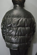 A.PRESSE Leather Down Jacket