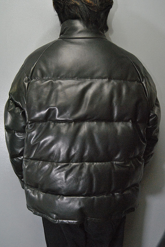 A.PRESSE Leather Down Jacket