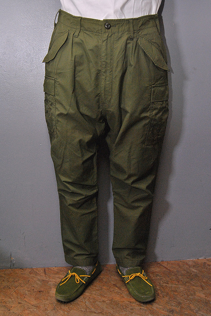 JUNYA WATANABE MAN 綿ナイロンツイル 塩縮撥水加工 パンツ