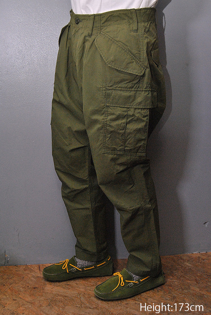 JUNYA WATANABE MAN 綿ナイロンツイル 塩縮撥水加工 パンツ