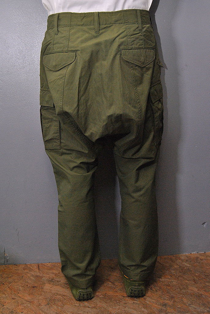JUNYA WATANABE MAN 綿ナイロンツイル 塩縮撥水加工 パンツ
