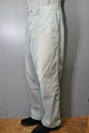 A.PRESSE  Indigo Pin Check Work Pants