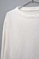 COMOLI ワッフル 長袖クルー