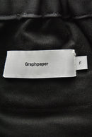 Graphpaper SCALE OFF WOOL CHEF PANTS