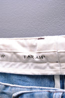 FARAH Two-tuck Wide Tapered Pants