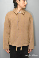 WELLDER COACH JACKET - BEIGE/PURPLE