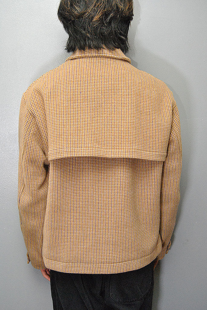 WELLDER COACH JACKET - BEIGE/PURPLE