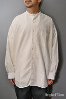 Graphpaper Oxford Oversized Band Collar Shirt
