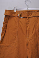 COMME des GARCONS HOMME 綿オックス 製品染め ベルトパンツ