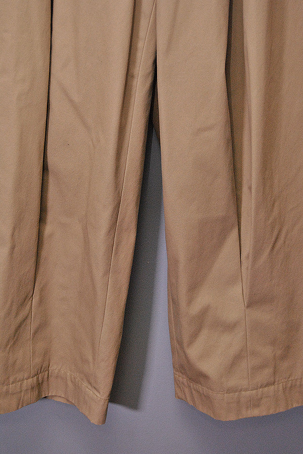 COMME des GARCONS HOMME 綿エステルツイル タックパンツ