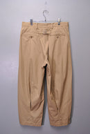 COMME des GARCONS HOMME 綿エステルツイル タックパンツ