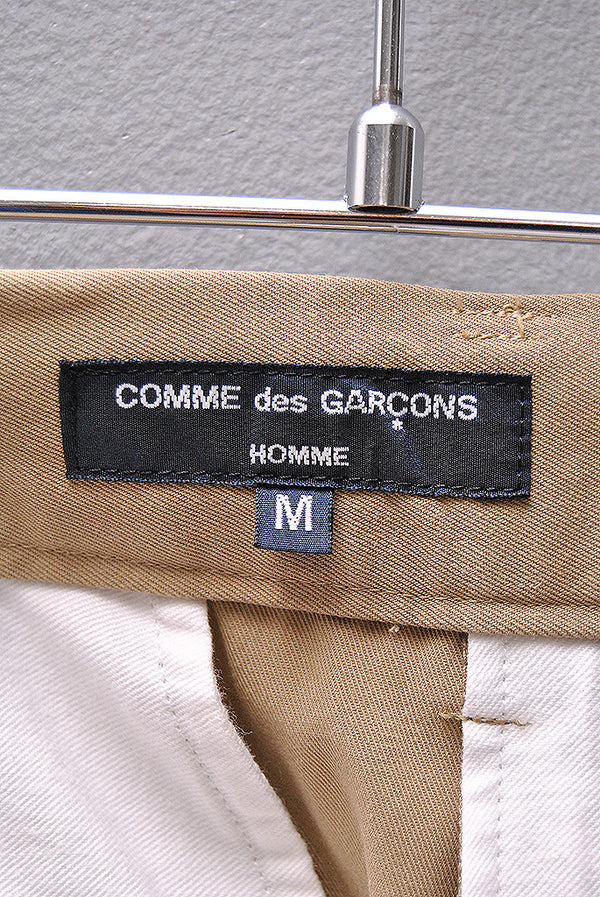 その他 National ANGROM46DU HIGH POSITION COMME des GARCONS HOMME 綿エステルツイル タックパンツ