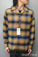 WACKO MARIA OPEN COLLAR SHIRT L/S