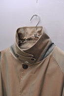 CristaSeya oversized trench with leather patch