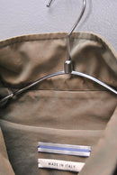 CristaSeya oversized trench with leather patch