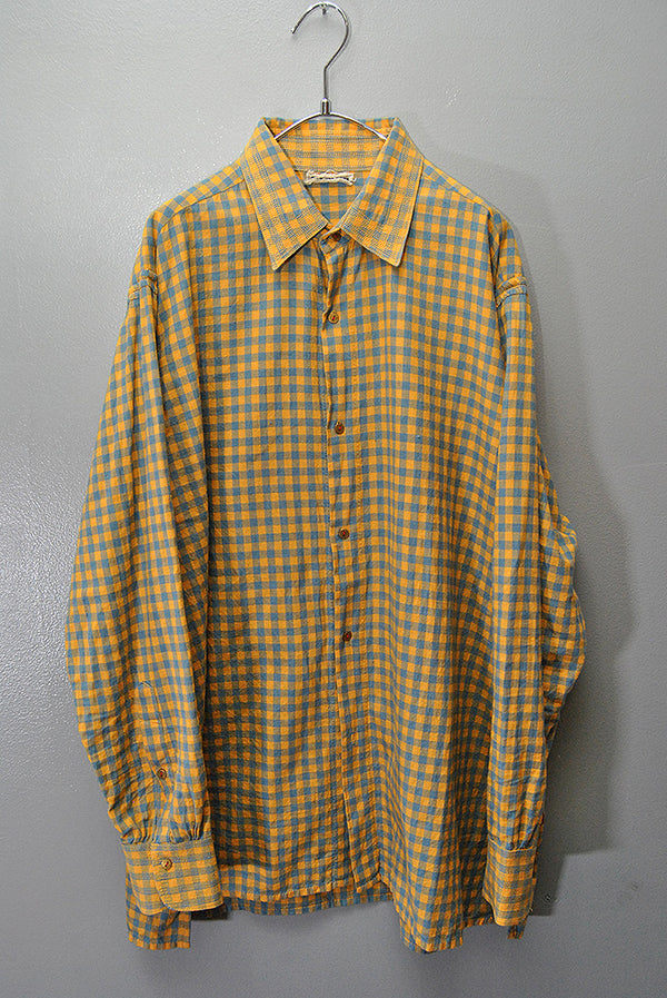 MAATEE&SONS GUPTA KHADI COTTON CHECK SHIRTS