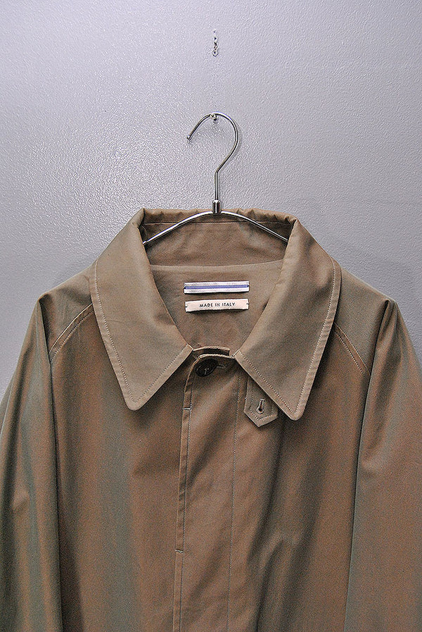 CristaSeya oversized trench with leather patch